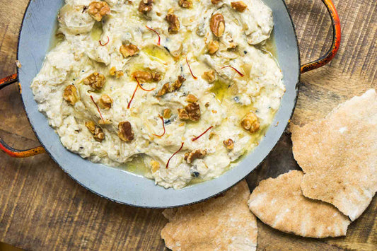 BORANI BADEMJAN (Persian Eggplant Yogurt Dip)