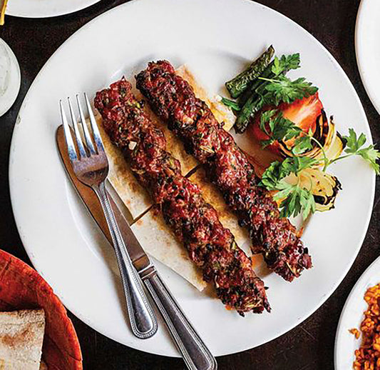 HERBS AND SPICY BEEF KEBAB