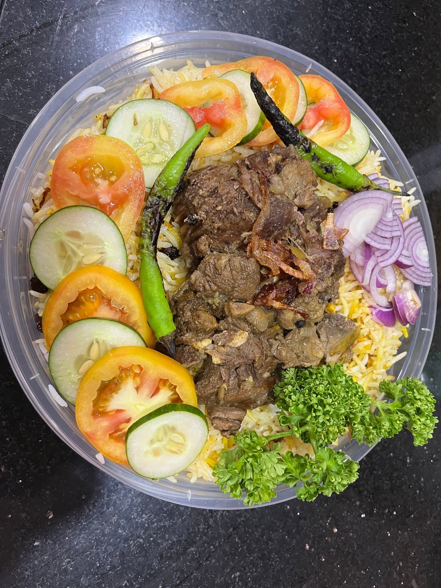 SHARING LAMB BIRYANI TRAY