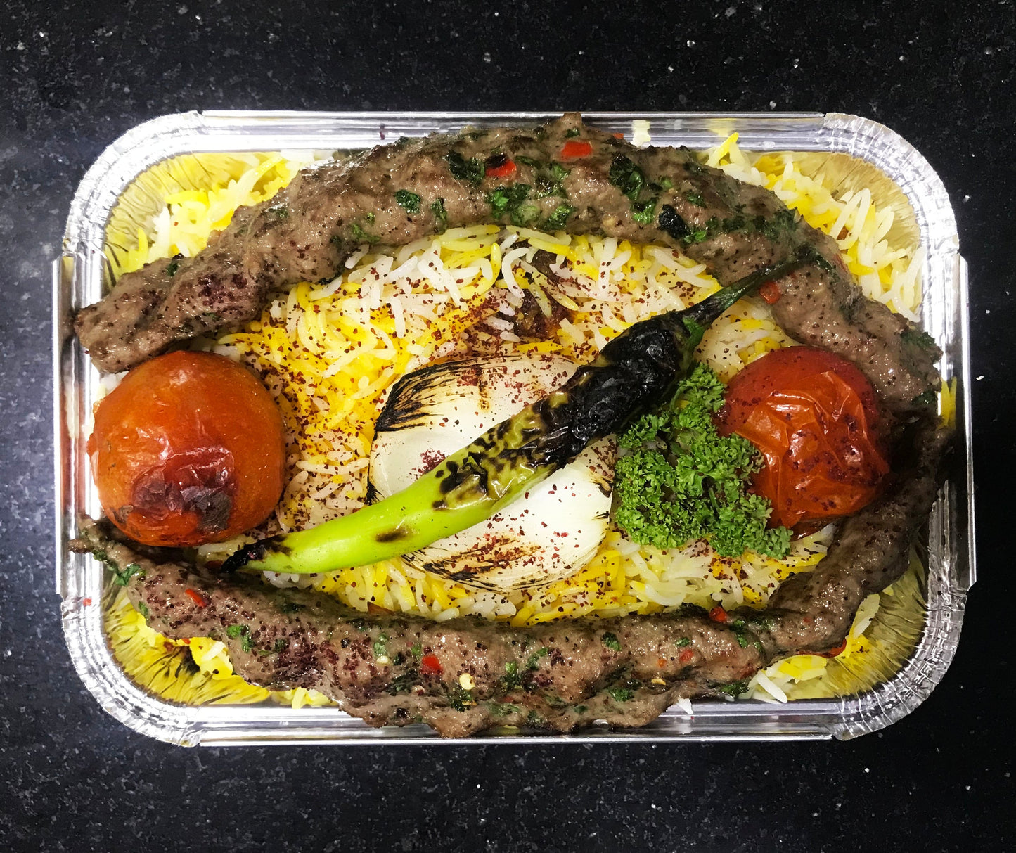 HERBS AND SPICY BEEF KEBAB